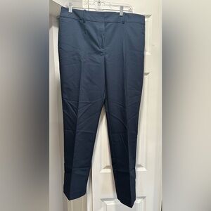 Ann Taylor Navy Straight-Leg Pants